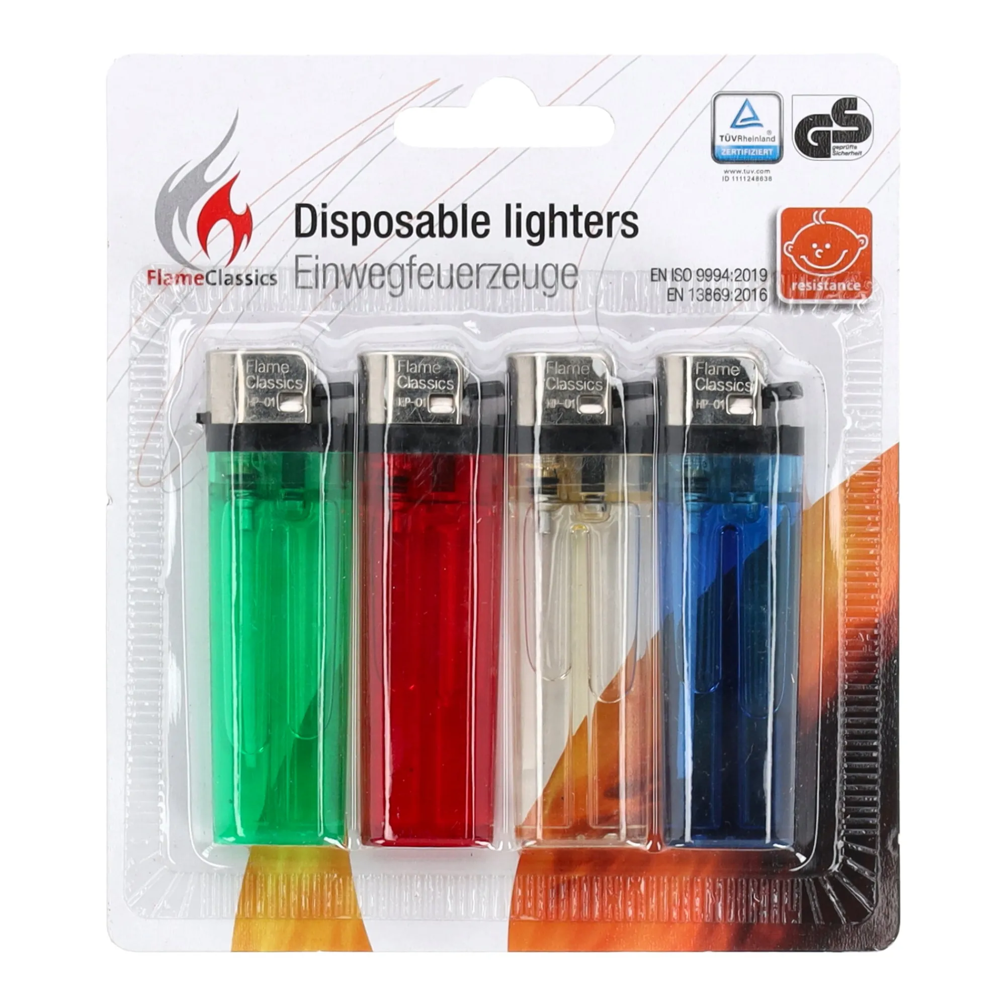 Flame Classics Barbecueaccessoires>Aansteker wegwerp PU 4-delig