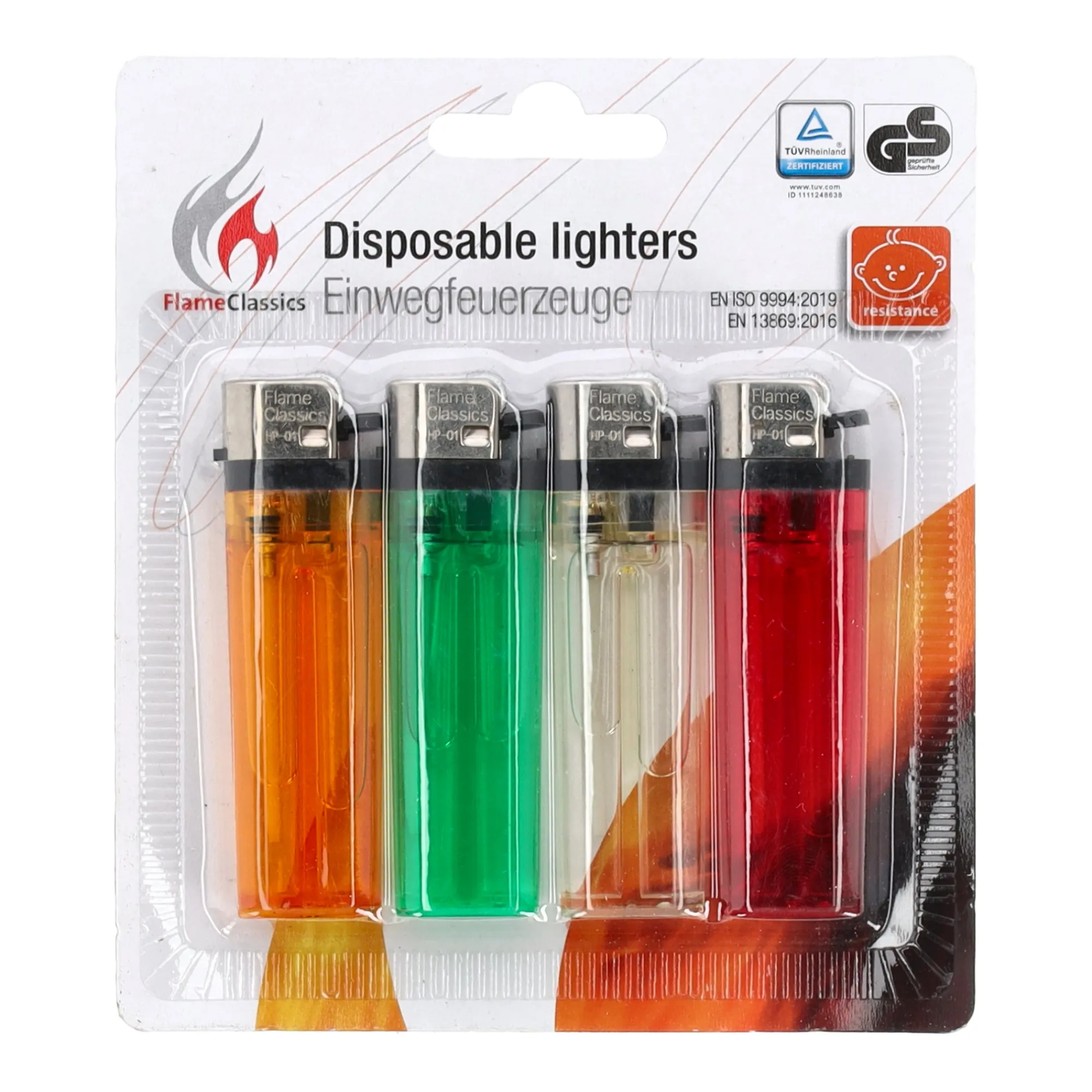 Flame Classics Barbecueaccessoires>Aansteker wegwerp PU 4-delig