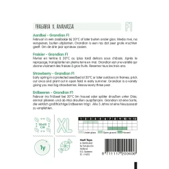 Horti Tops Moestuin>Aardbei Grandian zaad