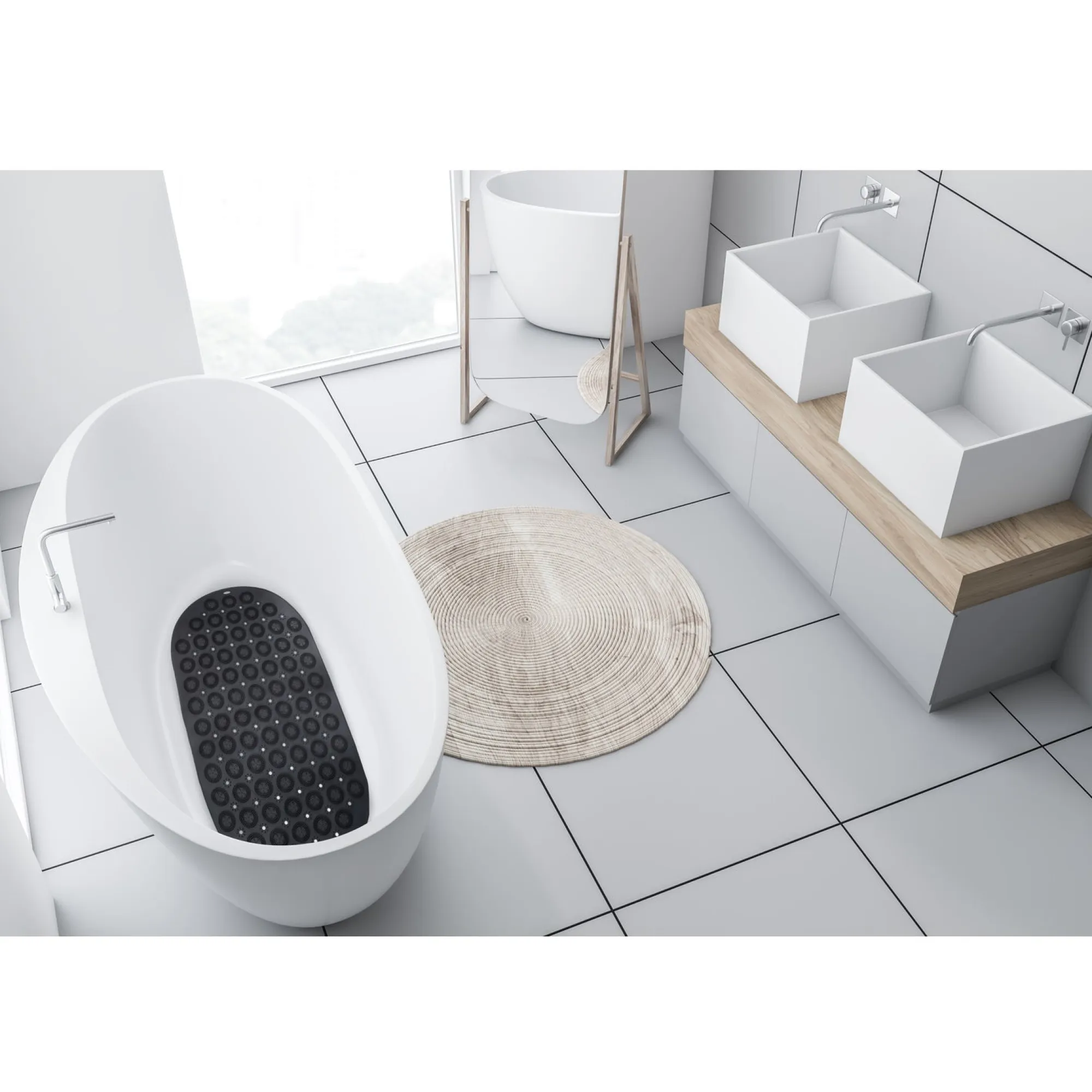 Alpina Badkameraccessoires>badmat met massagefunctie
