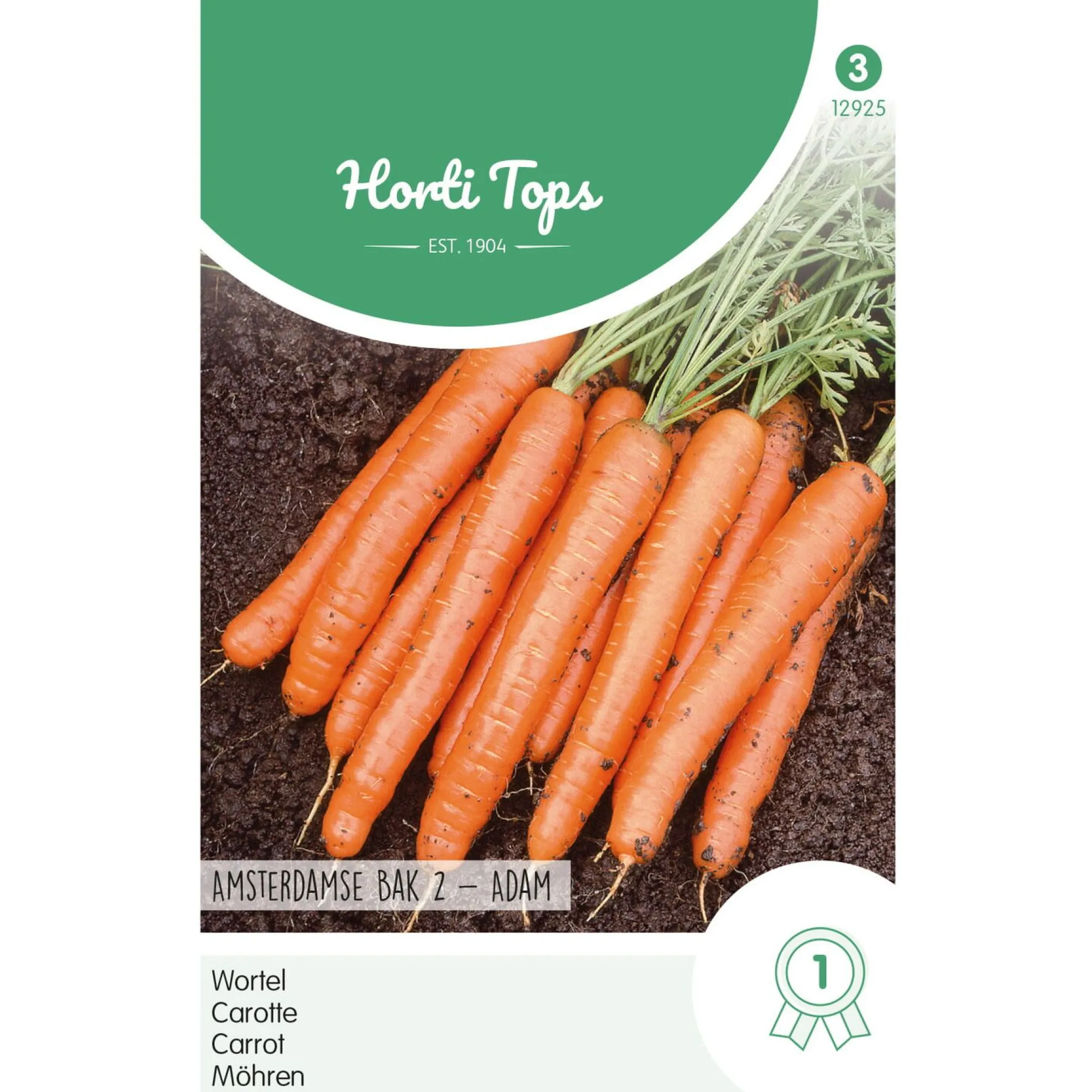 Horti Tops Moestuin>Amsterdamse Wortelen