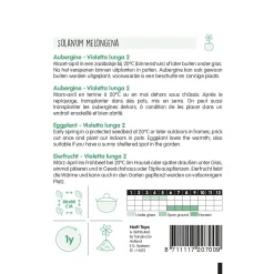 Horti Tops Moestuin>Aubergine violetta lunga 2
