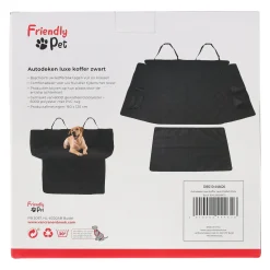 Friendly Pet Reizen Hond>Autodeken luxe koffer zwart 160x120cm