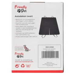Friendly Pet Reizen Hond>Autodeken zwart 156 x 128 cm