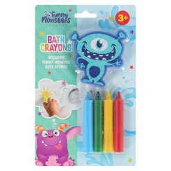 Badkameraccessoires>Badkrijt Funny Monsters giftset