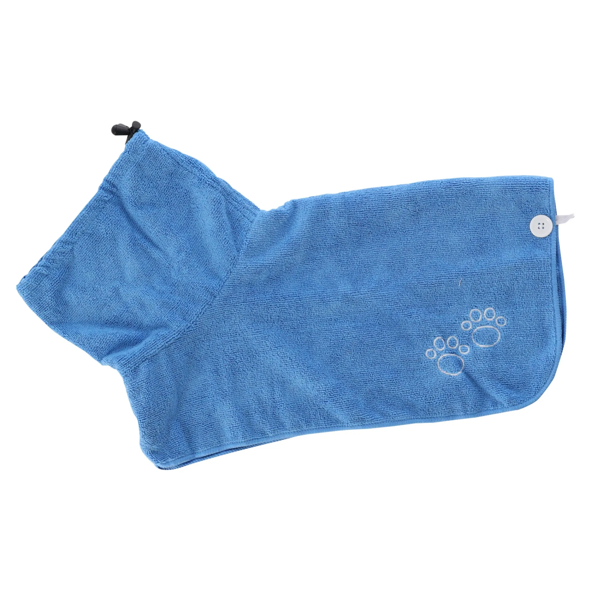 Friendly Pet Hondenverzorging>Badmantel hond blauw XS 30cm