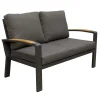 Bois le Duc Loungesets>Bank 2-zit Foxton Antraciet