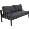 Bois le Duc Loungesets>Bank 2-zit rechts Trento Antraciet