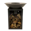 Houtskoolbarbecues|Vuur- & Terrasverwarming>Barbecue met vuurschaal D80 Hudson
