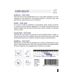 Horti Tops Moestuin>Basilicum dark opal zaad