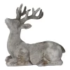 O'malley Kerstdecoratie>Beeld rendier 28cm rustiek