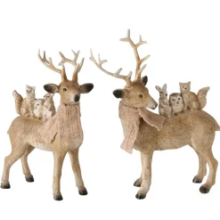 Boltze home Kerstdecoratie>Beeld rendier Kasimir 15cm