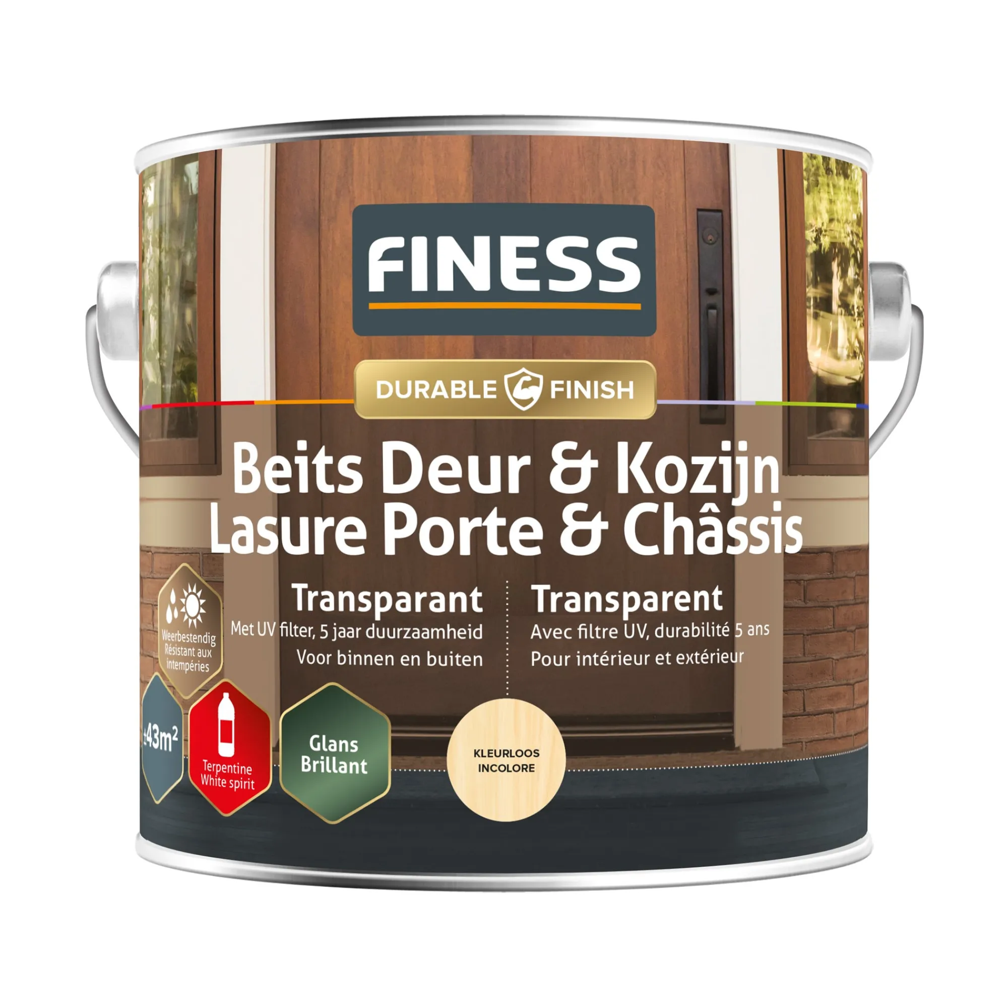 Finess Beits En Vernis>Beits UV TR kleurl 2530 2.5L