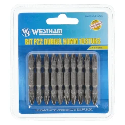 Westham Toebehoren Elektrisch Gereedschap>Bit Pz2 dubbel 50 mm 10st