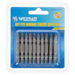 Westham Toebehoren Elektrisch Gereedschap>Bit Pz1 dubbel 50 mm 10st