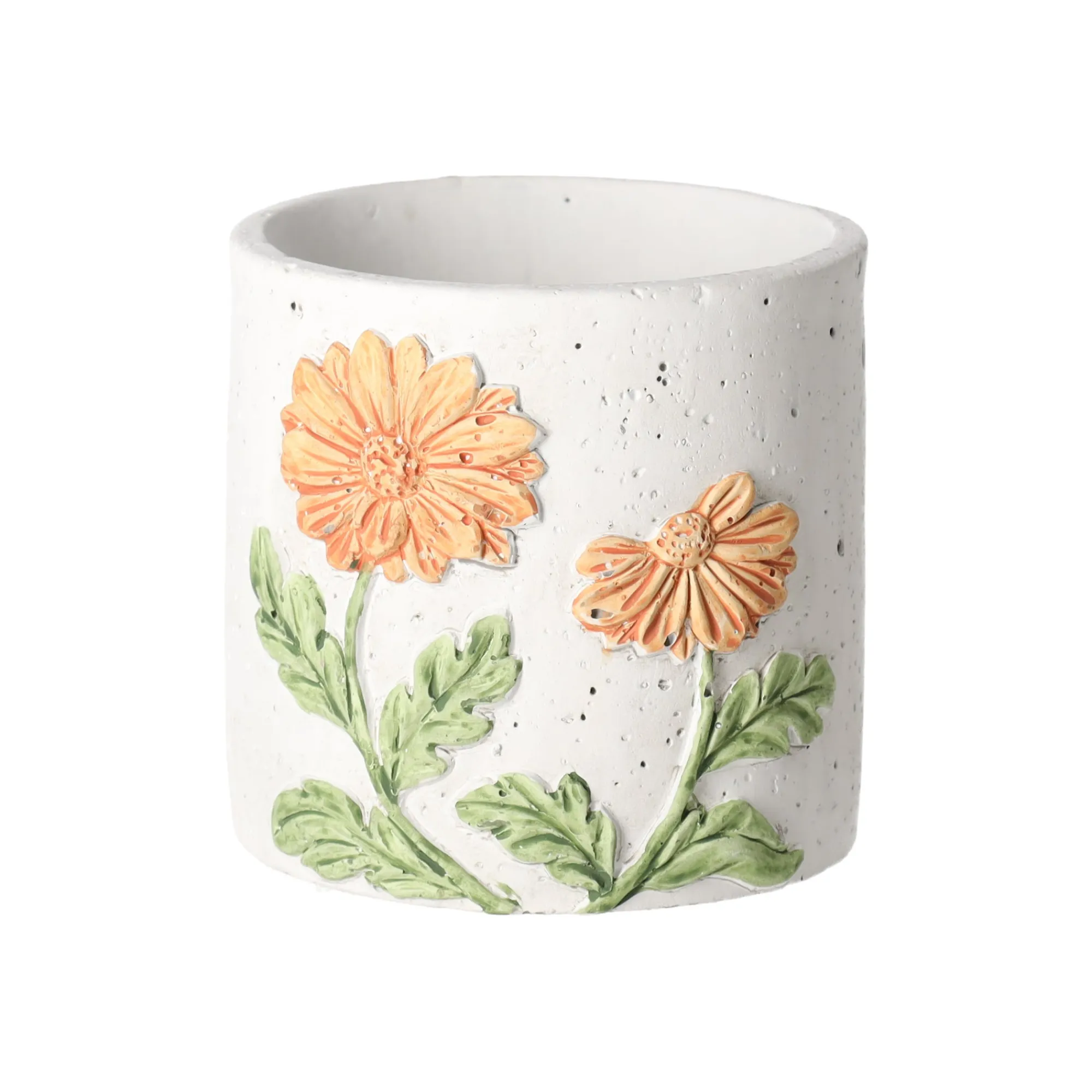 Natural Collections Vazen En Potten>Bloempot cement 10 cm 3 assorti