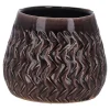 Natural Collections Vazen En Potten>Bloempot grijs 16 x 13 cm
