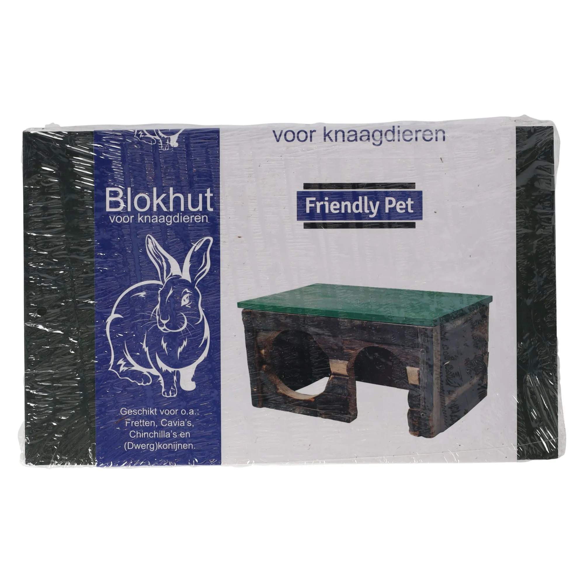 Friendly Pet Kooien En Hokken Knaagdier>Blokhut hout large