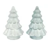 Natural Collections Kerstdecoratie>Boom glas blauw 11 x 17 cm