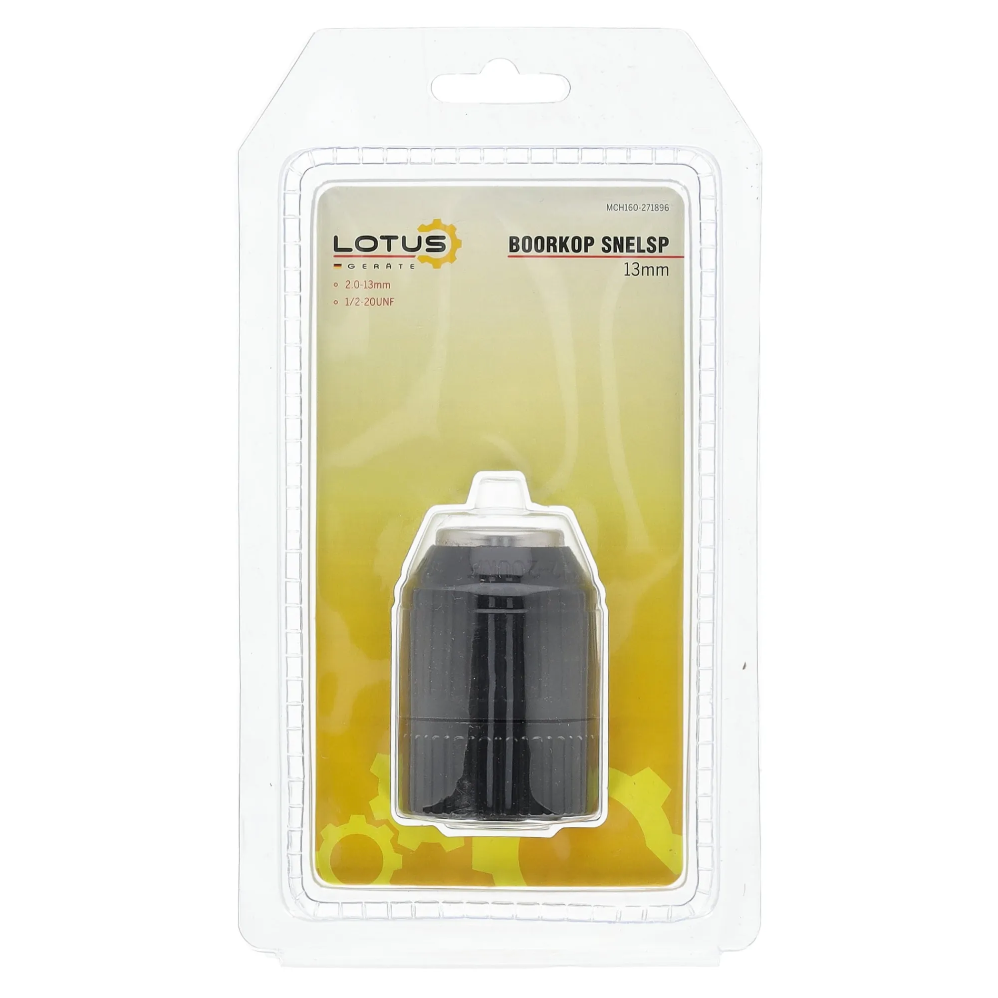 Lotus Toebehoren Elektrisch Gereedschap>Boorkop snelspanboorkop 13 mm