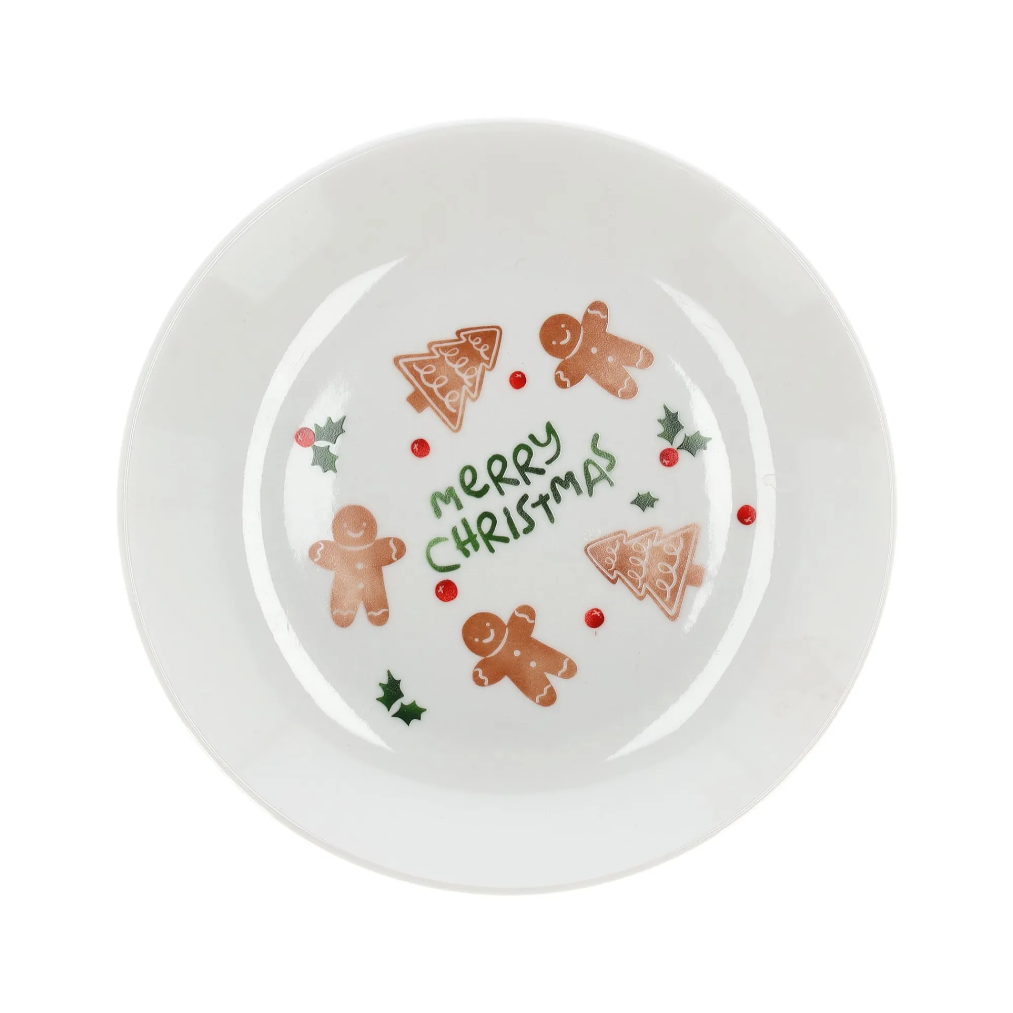 O'malley Kerstdecoratie>Bord Ginger Christmas 19cm
