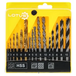 Lotus Toebehoren Elektrisch Gereedschap>Borenset combi 16-delig