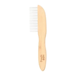 Friendly Pet Kattenverzorging>Borstel huisdier 16tanden bamboo FP