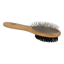 Friendly Pet Hondenverzorging>Borstel huisdier tweezijdig bamboo FP