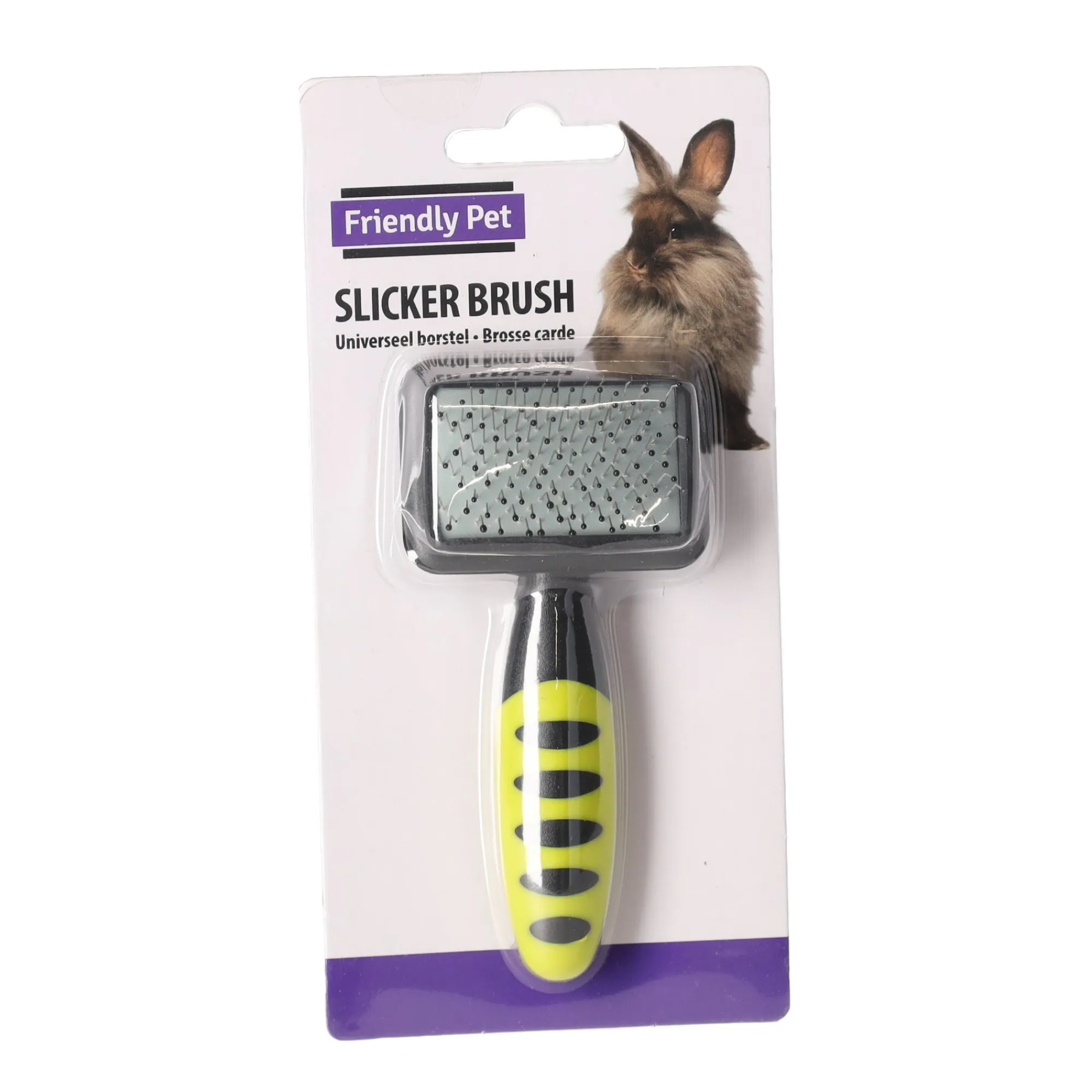 Friendly Pet Knaagdierverzorging>Borstel knaagdier slicker met handvat