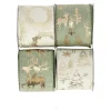 Kerstdecoratie>Cadeaulint groen wit