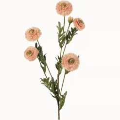 Decoris Kunstplanten En Kunstbloemen>Chrysant perzik 69 cm