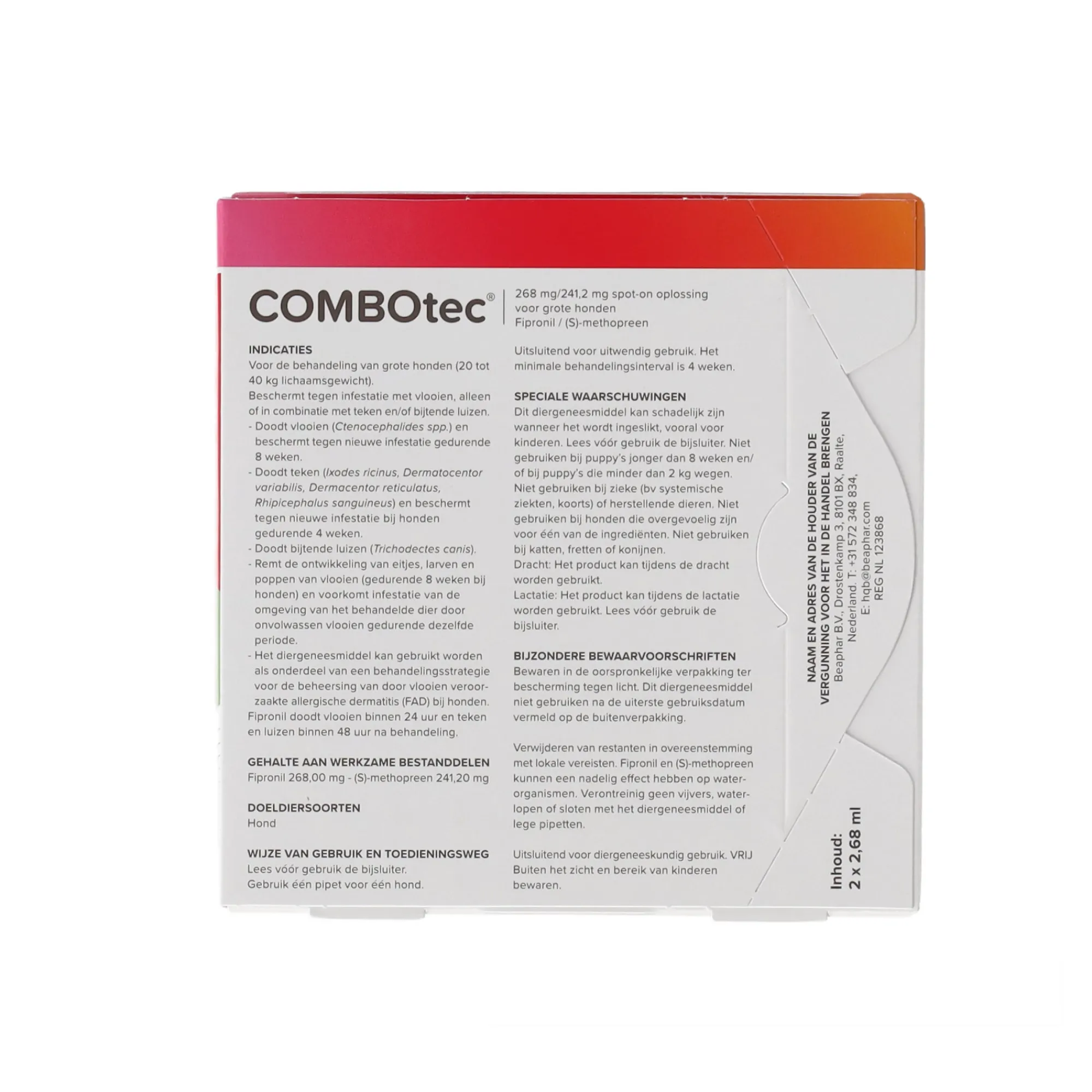 Beaphar Hondenverzorging>Combotec hond 20-40kg