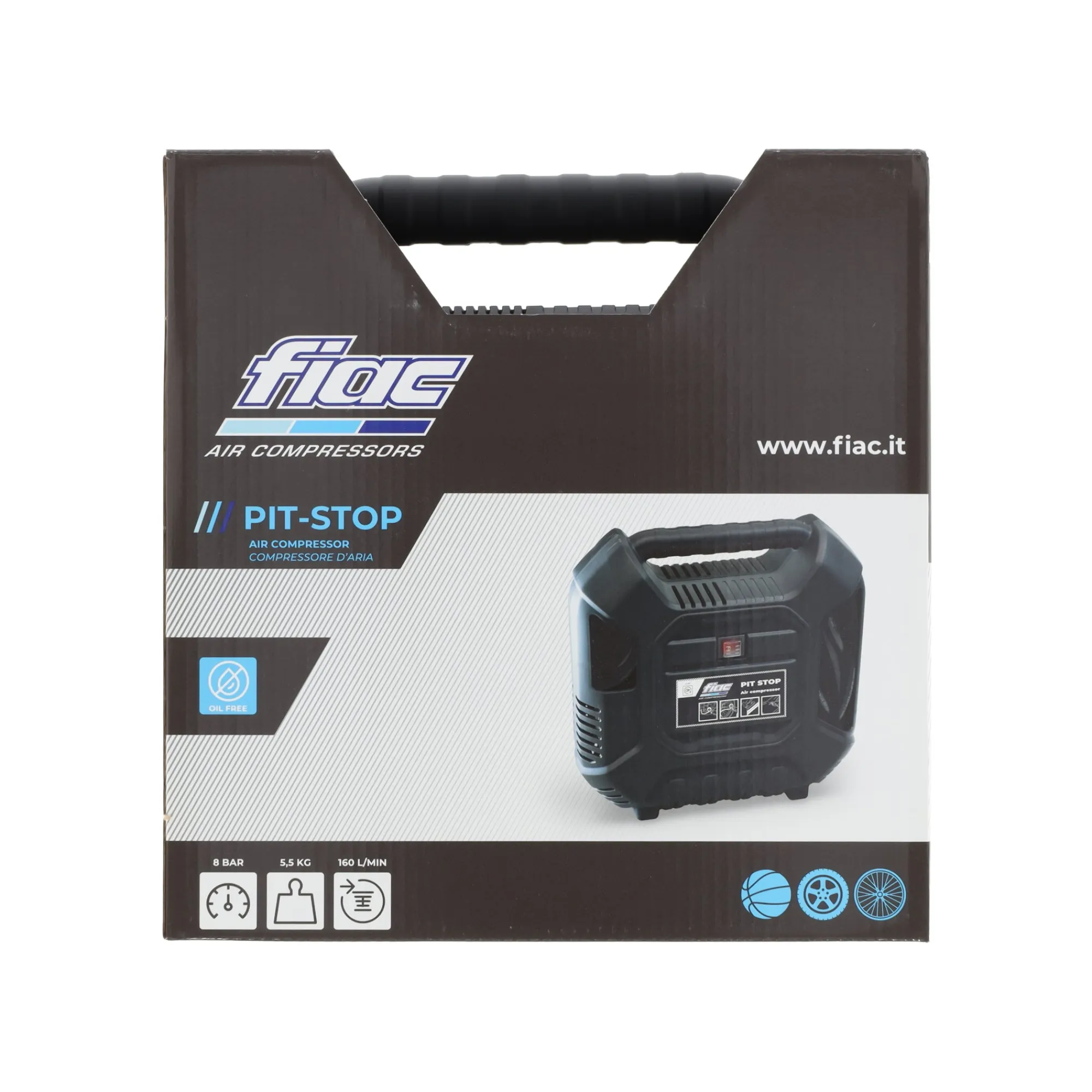 Fiac Werkplaatsgereedschap>Compressor Pit Stop 1,5pk met set