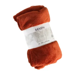 O'malley Plaids En Sierkussens>Coral fleece koper 150 x 200 cm