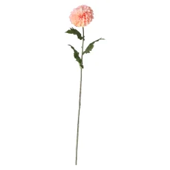 Everlands Kunstplanten En Kunstbloemen>Dahlia op steel roze 75 cm