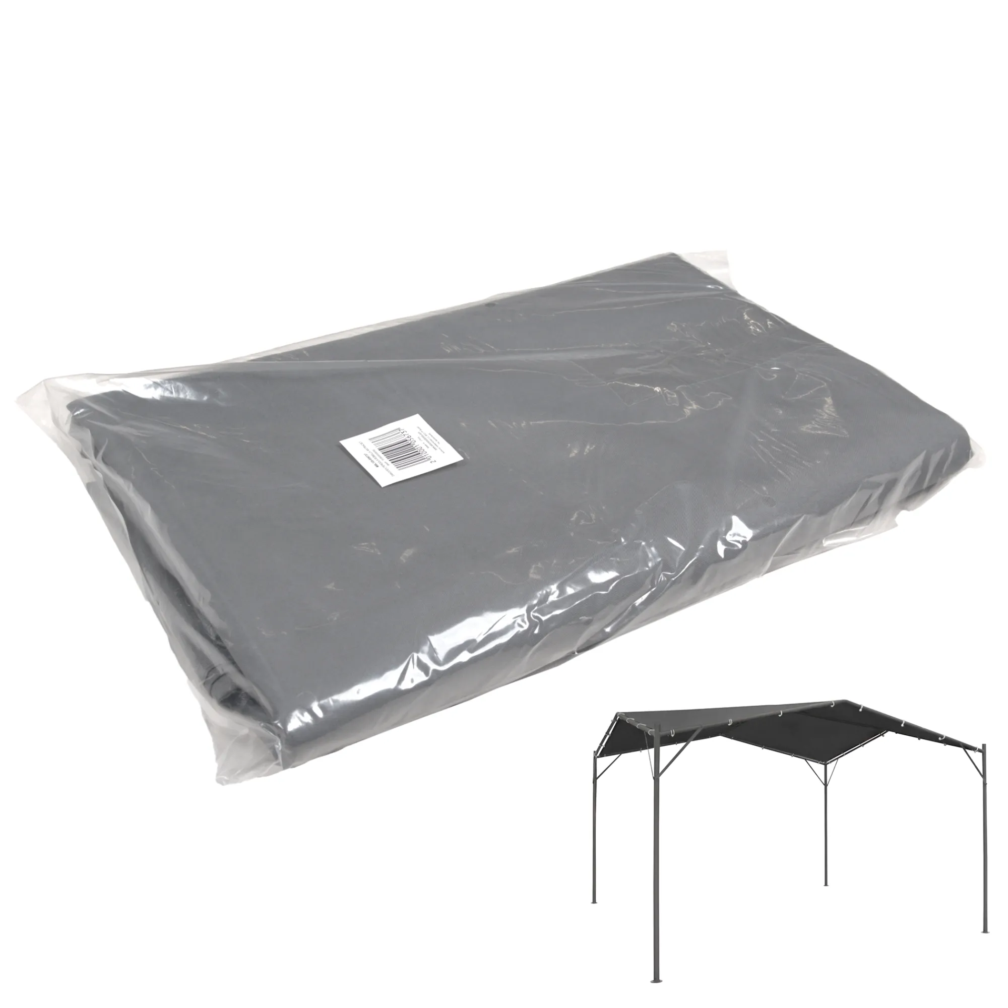 Bois le Duc Overkapping Tuin>Dakdoek pergola Robella Antraciet