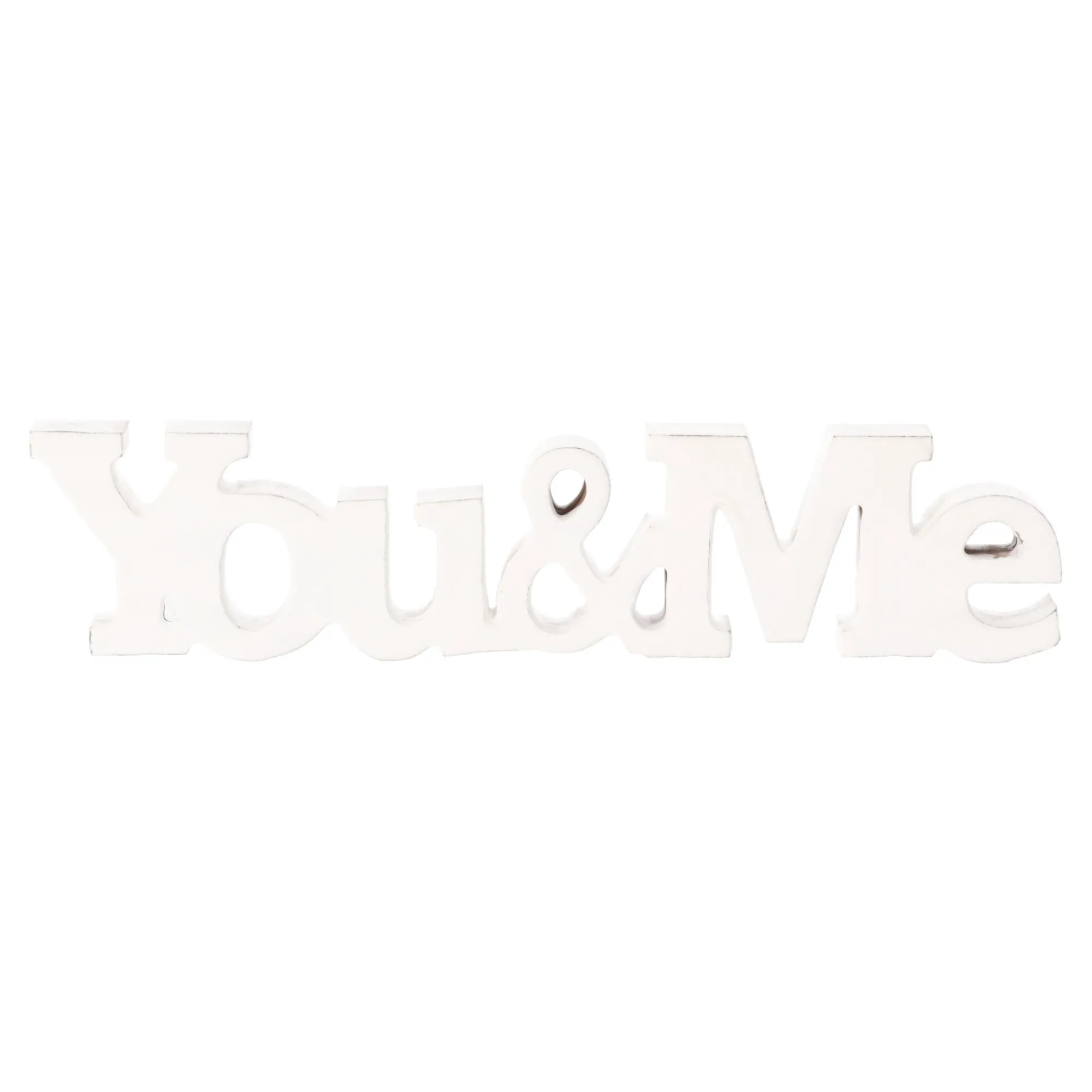 O'malley Woondecoratie>Deco hout You&Me 22 cm assorti