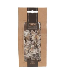 Natural Collections Woondecoratie>Deco katoen peul white wash 40G