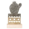 O'malley Woondecoratie>Deco metaal 12 x 21 cm gold wash