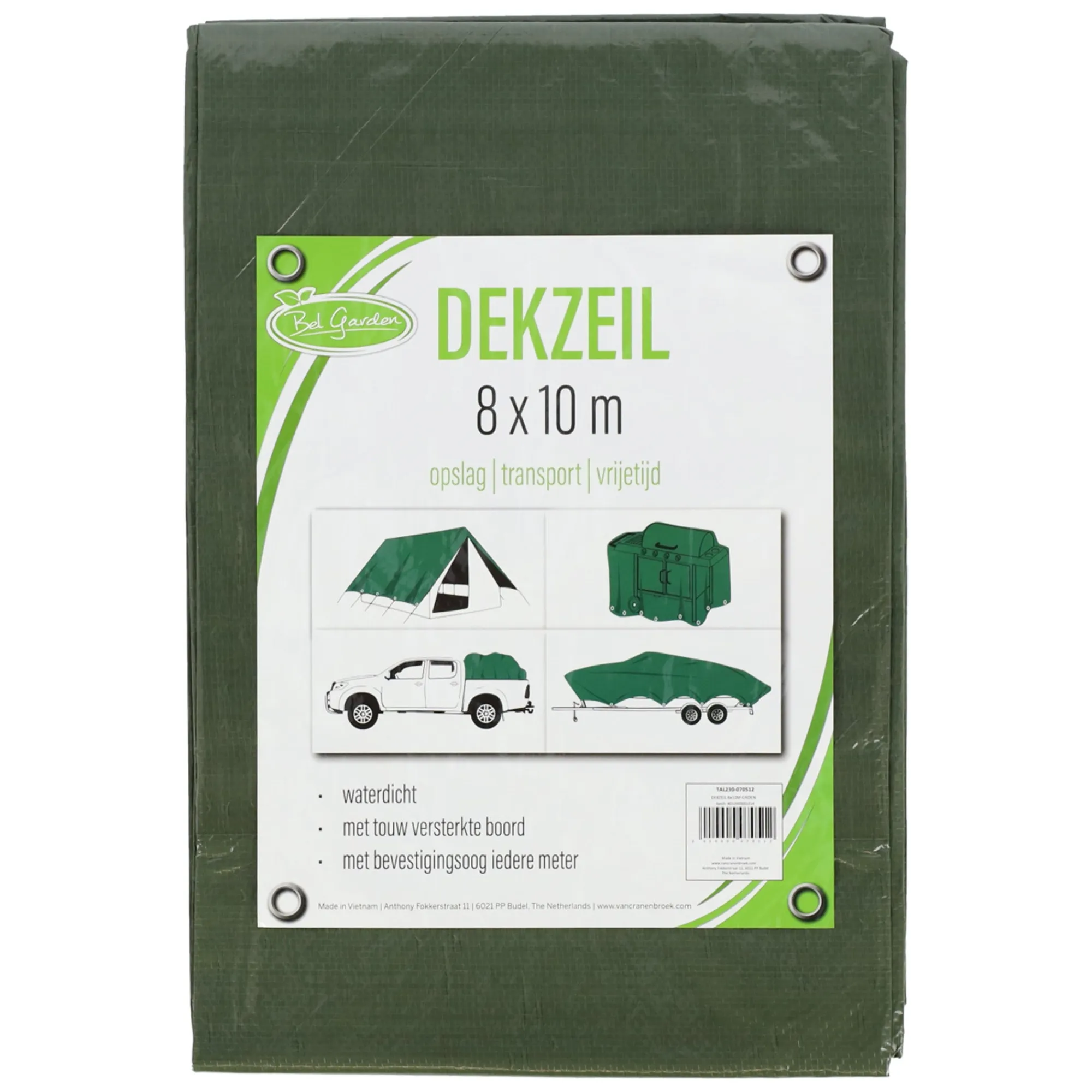 Bel Garden Bouw>Dekzeil 8x10 m groen