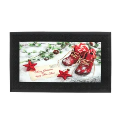 Kerstdecoratie>Deurmat kerst met muziek 1 75 x 45 cm