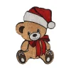 O'malley Kerstdecoratie>Deurmat kerstbeer 65 x 45 cm