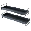 Boltze home Woondecoratie>Dienblad Wolga zwart 60 x 19 cm