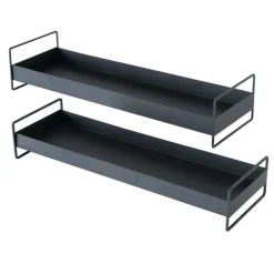 Boltze home Woondecoratie>Dienblad Wolga zwart 60 x 19 cm