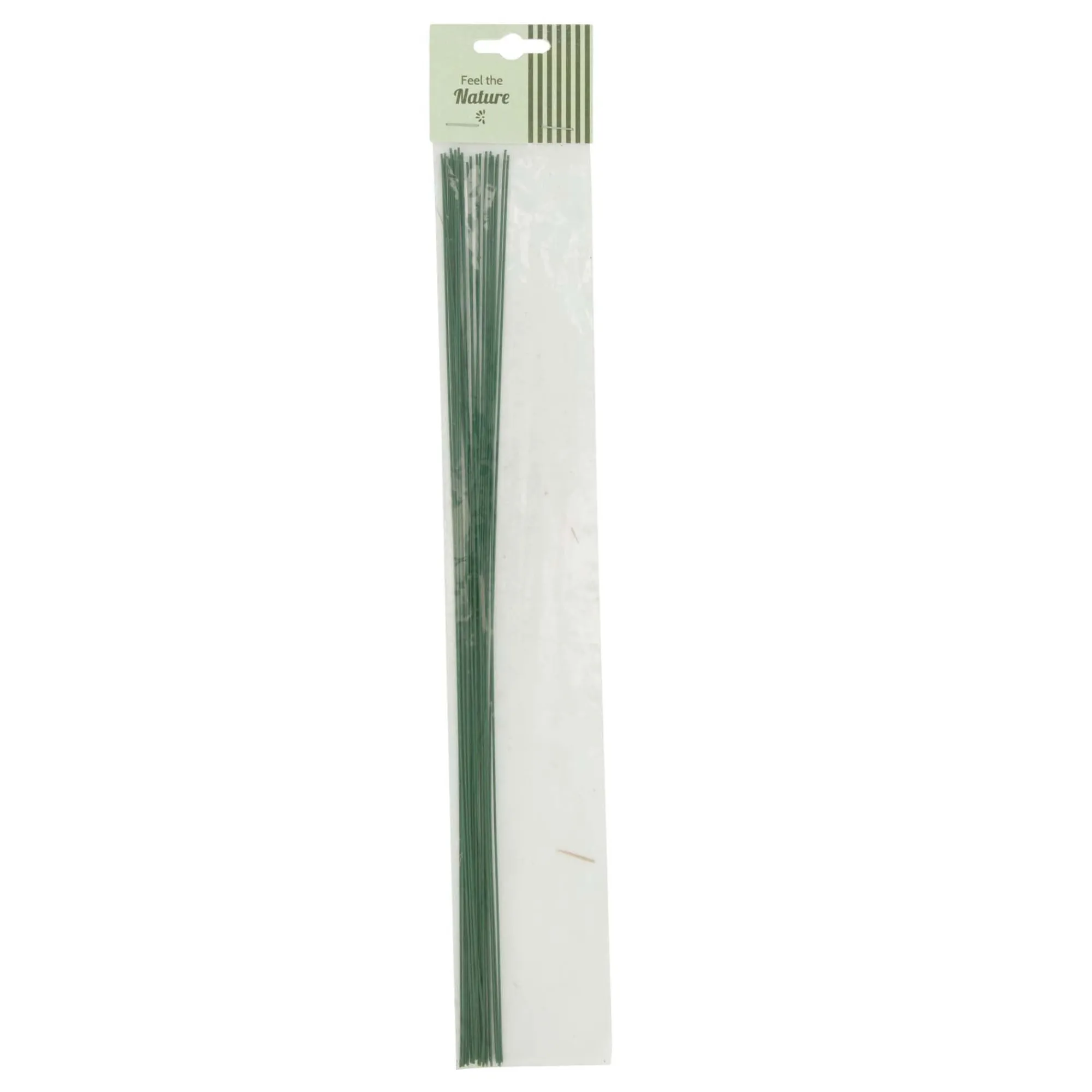 Natural Collections Woondecoratie>Draad metaal groen 35 cm 20st