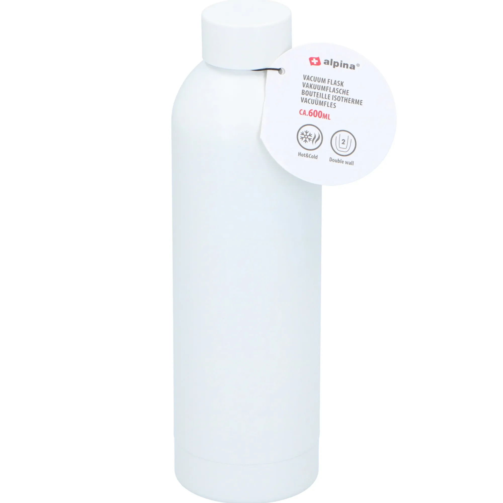 Alpina Koken & Tafelen>Drinkfles 600 ml RVS