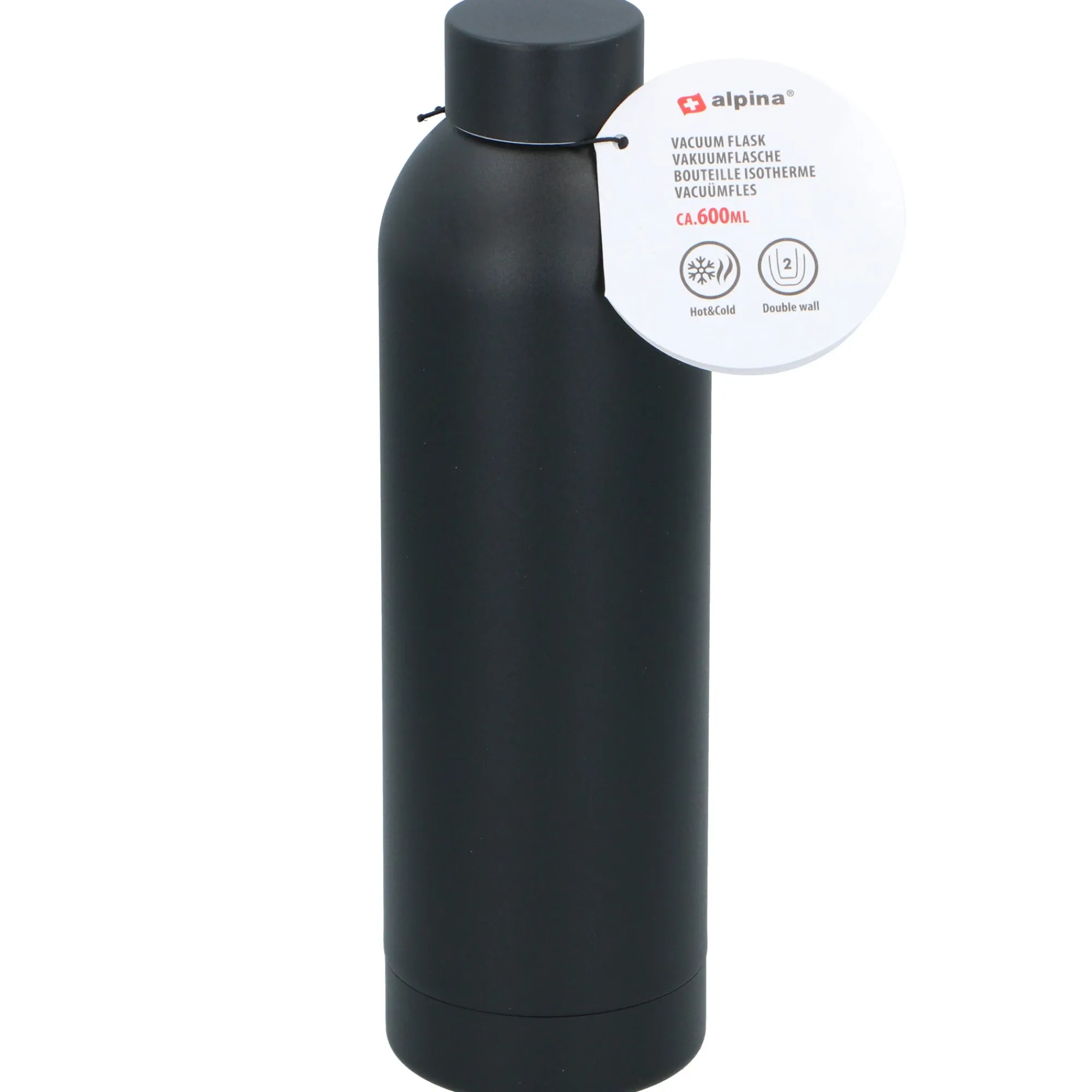 Alpina Koken & Tafelen>Drinkfles 600 ml RVS