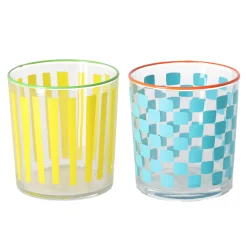 Boltze home Koken & Tafelen>Drinkglas Paola A 9 cm 2 assorti