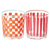 Boltze home Koken & Tafelen>Drinkglas Paola B 9 cm 2 assorti