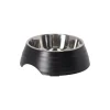 Friendly Pet Drink- En Voerbak Hond>Eetpot hond ribbel zwart 350ml